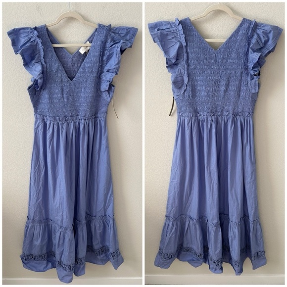 NWT CLEOBELLA Tuckernuck
Exclusive Periwinkle Gladys Ankle Dress SZ XL - Picture 3 of 10